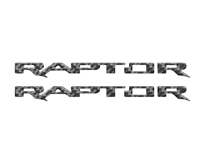 Raptor Running Board Letter Overlays Fits 2022-2027 Ford Bronco Raptor