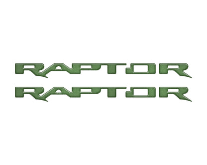 Raptor Running Board Letter Overlays Fits 2022-2027 Ford Bronco Raptor