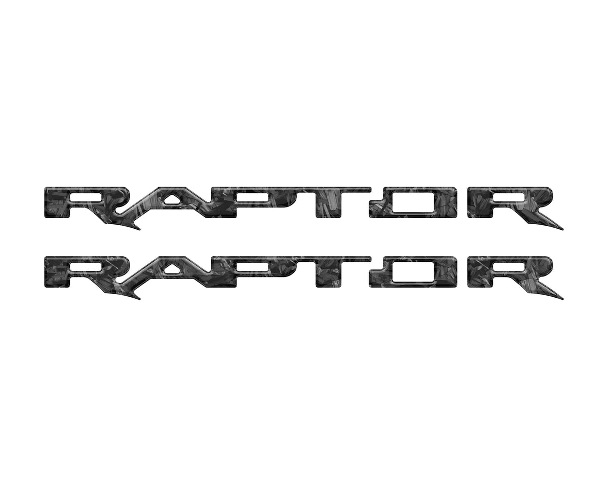 Raptor Running Board Letter Overlays Fits 2022-2027 Ford Bronco Raptor