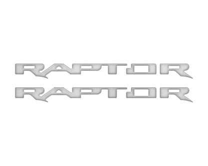 Raptor Running Board Letter Overlays Fits 2022-2027 Ford Bronco Raptor