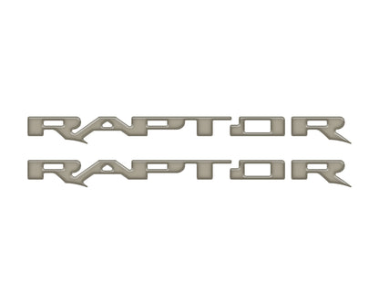 Raptor Running Board Letter Overlays Fits 2022-2027 Ford Bronco Raptor