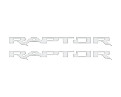 Raptor Running Board Letter Overlays Fits 2022-2027 Ford Bronco Raptor