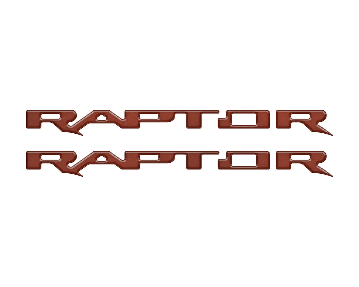 Raptor Running Board Letter Overlays Fits 2022-2027 Ford Bronco Raptor