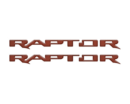 Raptor Running Board Letter Overlays Fits 2022-2027 Ford Bronco Raptor