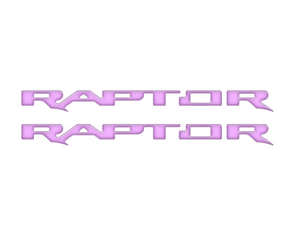Raptor Running Board Letter Overlays Fits 2022-2027 Ford Bronco Raptor