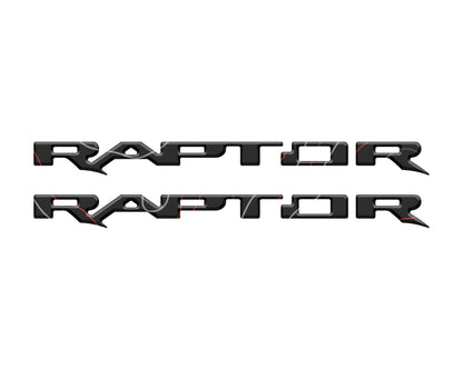 Raptor Running Board Letter Overlays Fits 2022-2027 Ford Bronco Raptor