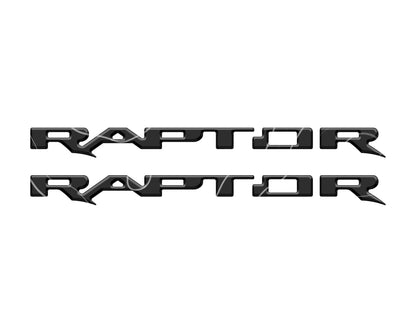 Raptor Running Board Letter Overlays Fits 2022-2027 Ford Bronco Raptor