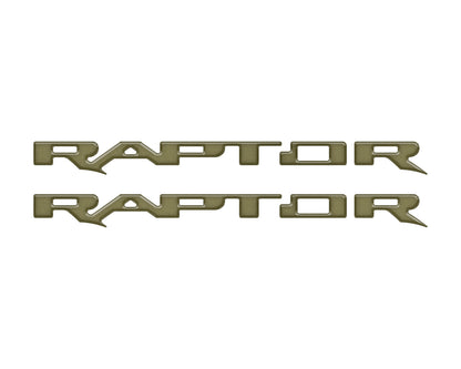 Raptor Running Board Letter Overlays Fits 2022-2027 Ford Bronco Raptor