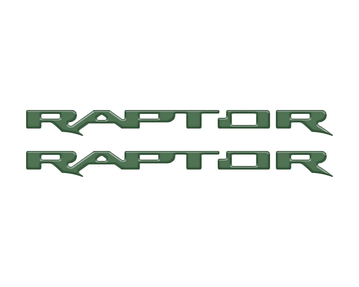 Raptor Running Board Letter Overlays Fits 2022-2027 Ford Bronco Raptor
