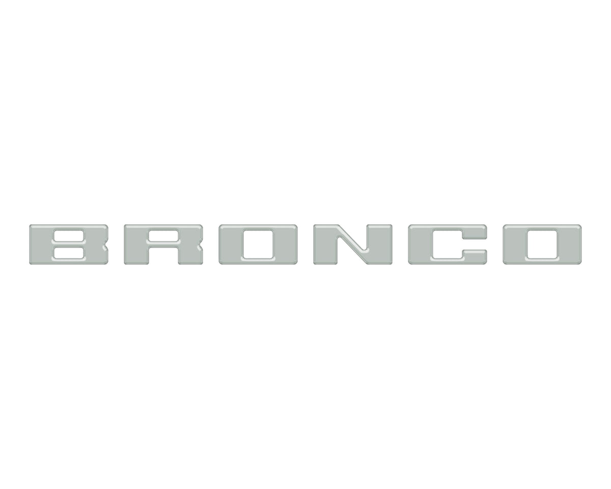 Slideout Tailgate Letter Inserts Fits 2021-2027 Ford Bronco