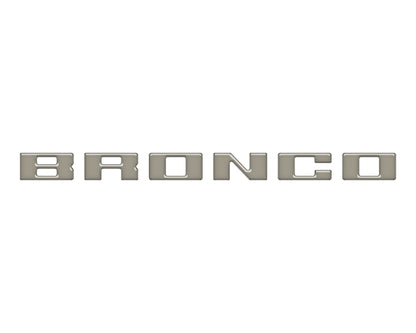 Slideout Tailgate Letter Inserts Fits 2021-2027 Ford Bronco