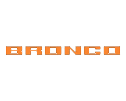 Slideout Tailgate Letter Inserts Fits 2021-2027 Ford Bronco