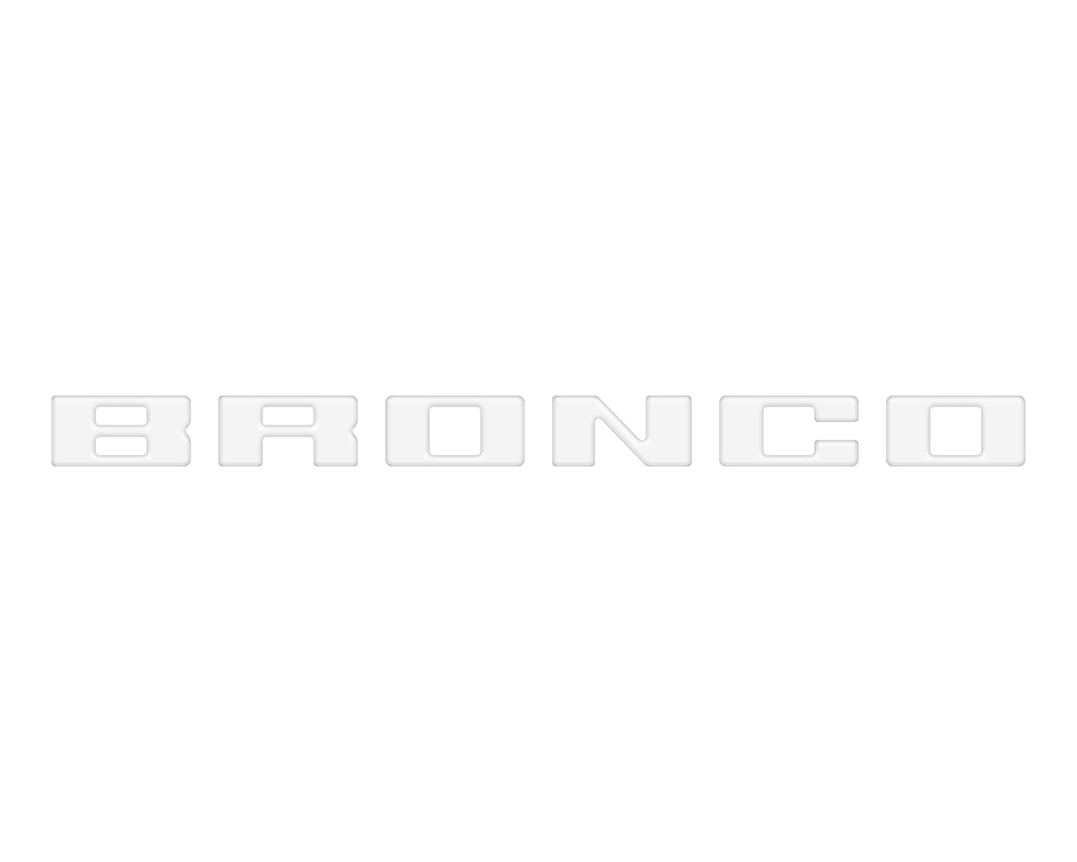 Slideout Tailgate Letter Inserts Fits 2021-2027 Ford Bronco