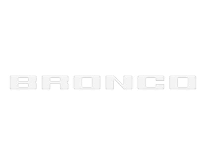 Slideout Tailgate Letter Inserts Fits 2021-2027 Ford Bronco