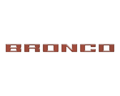 Slideout Tailgate Letter Inserts Fits 2021-2027 Ford Bronco