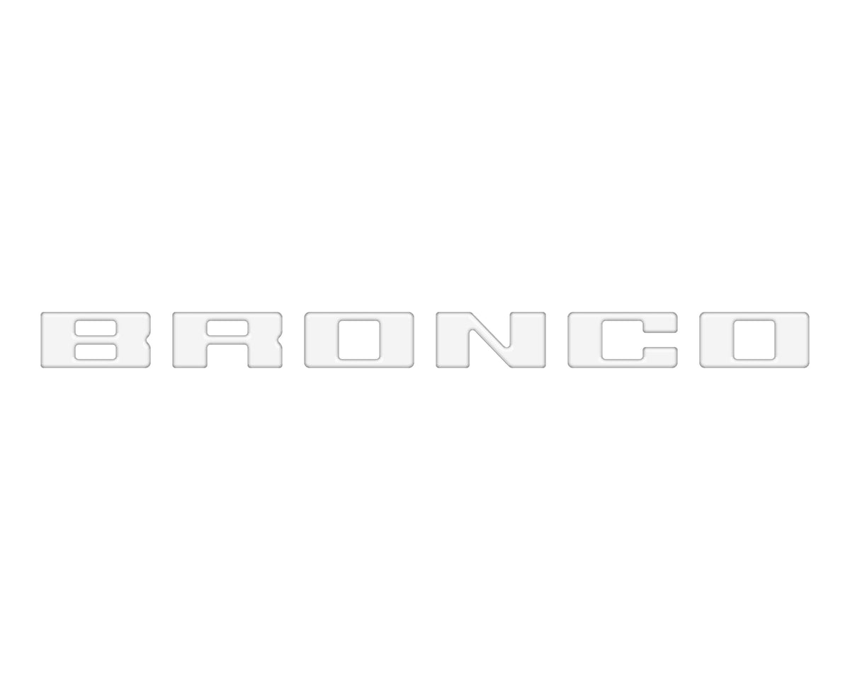 Slideout Tailgate Letter Inserts Fits 2021-2027 Ford Bronco