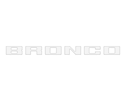 Slideout Tailgate Letter Inserts Fits 2021-2027 Ford Bronco