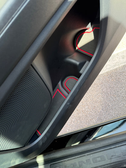 Door Cubby Foam Inserts Fits 2021-2027 Ford Bronco Sport