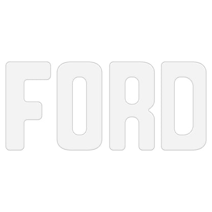 Slideout Tailgate Letter Inserts Fits 2021-2027 Ford Bronco