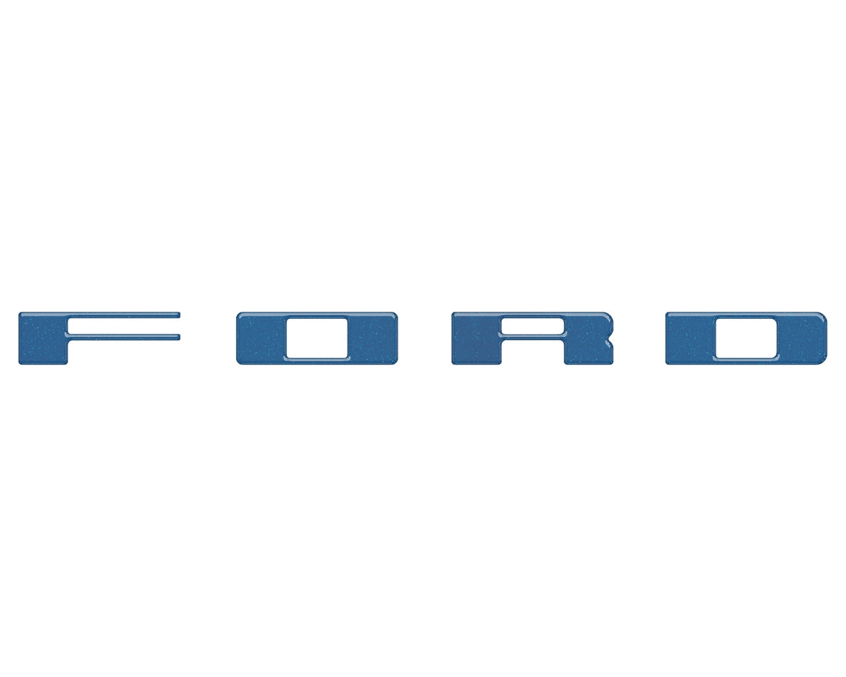 Bronco Heritage Grille Letter Overlays Fits 2023-2027 Ford Bronco
