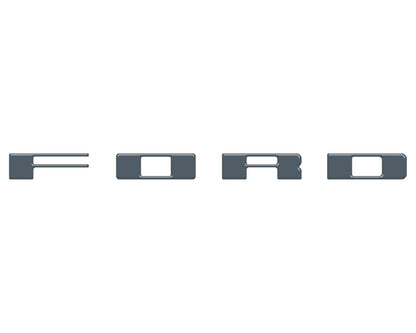 Bronco Heritage Grille Letter Overlays Fits 2023-2027 Ford Bronco