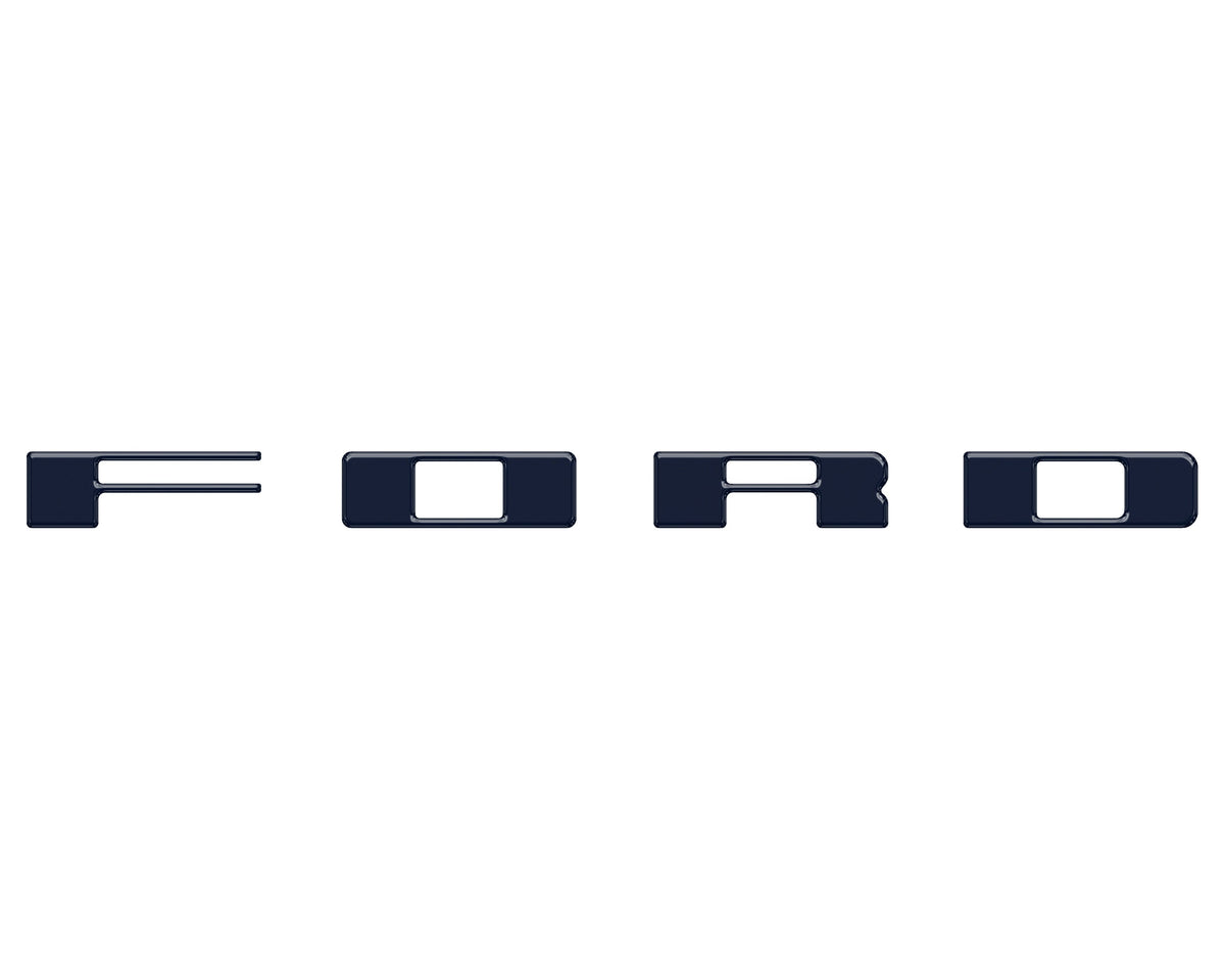 Bronco Heritage Grille Letter Overlays Fits 2023-2027 Ford Bronco