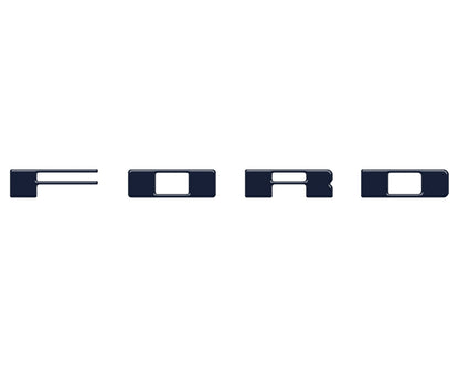 Bronco Heritage Grille Letter Overlays Fits 2023-2027 Ford Bronco