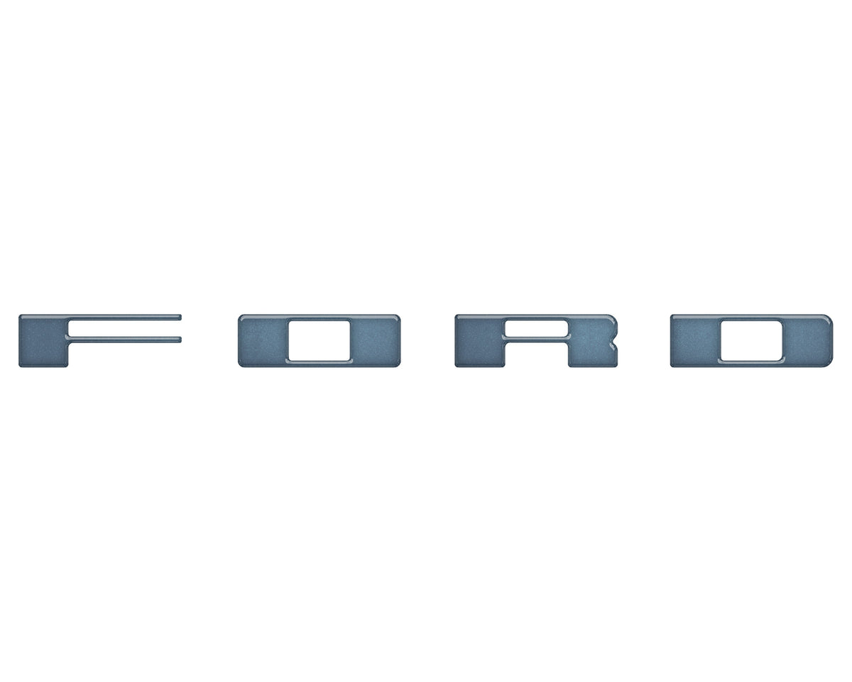 Bronco Heritage Grille Letter Overlays Fits 2023-2027 Ford Bronco