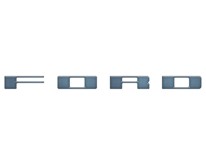 Bronco Heritage Grille Letter Overlays Fits 2023-2027 Ford Bronco