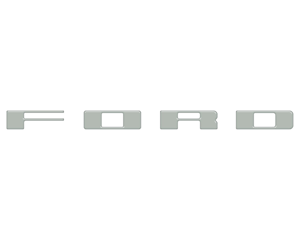 Bronco Heritage Grille Letter Overlays Fits 2023-2027 Ford Bronco