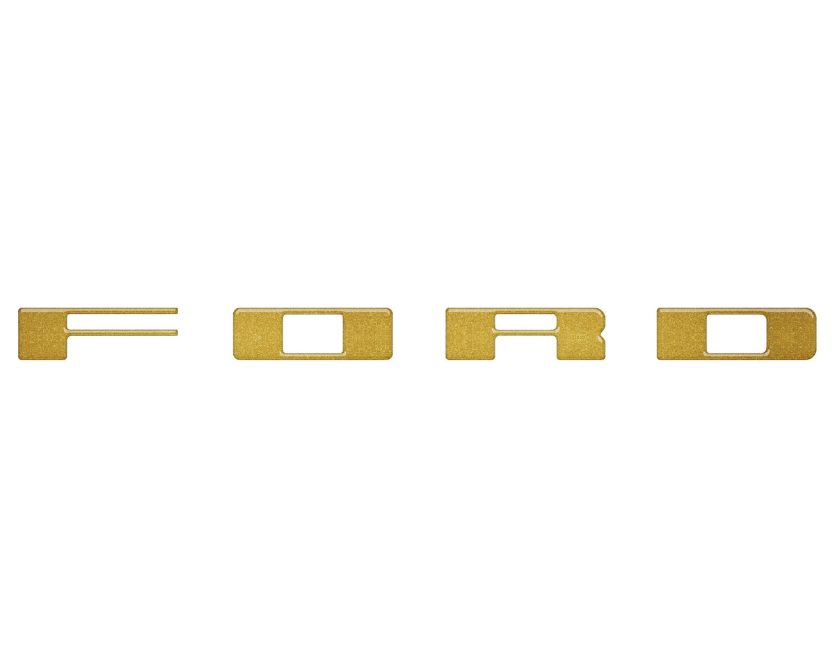 Bronco Heritage Grille Letter Overlays Fits 2023-2027 Ford Bronco