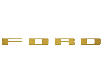 Bronco Heritage Grille Letter Overlays Fits 2023-2027 Ford Bronco