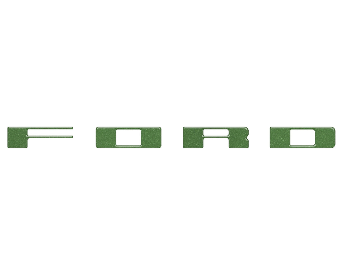 Bronco Heritage Grille Letter Overlays Fits 2023-2027 Ford Bronco