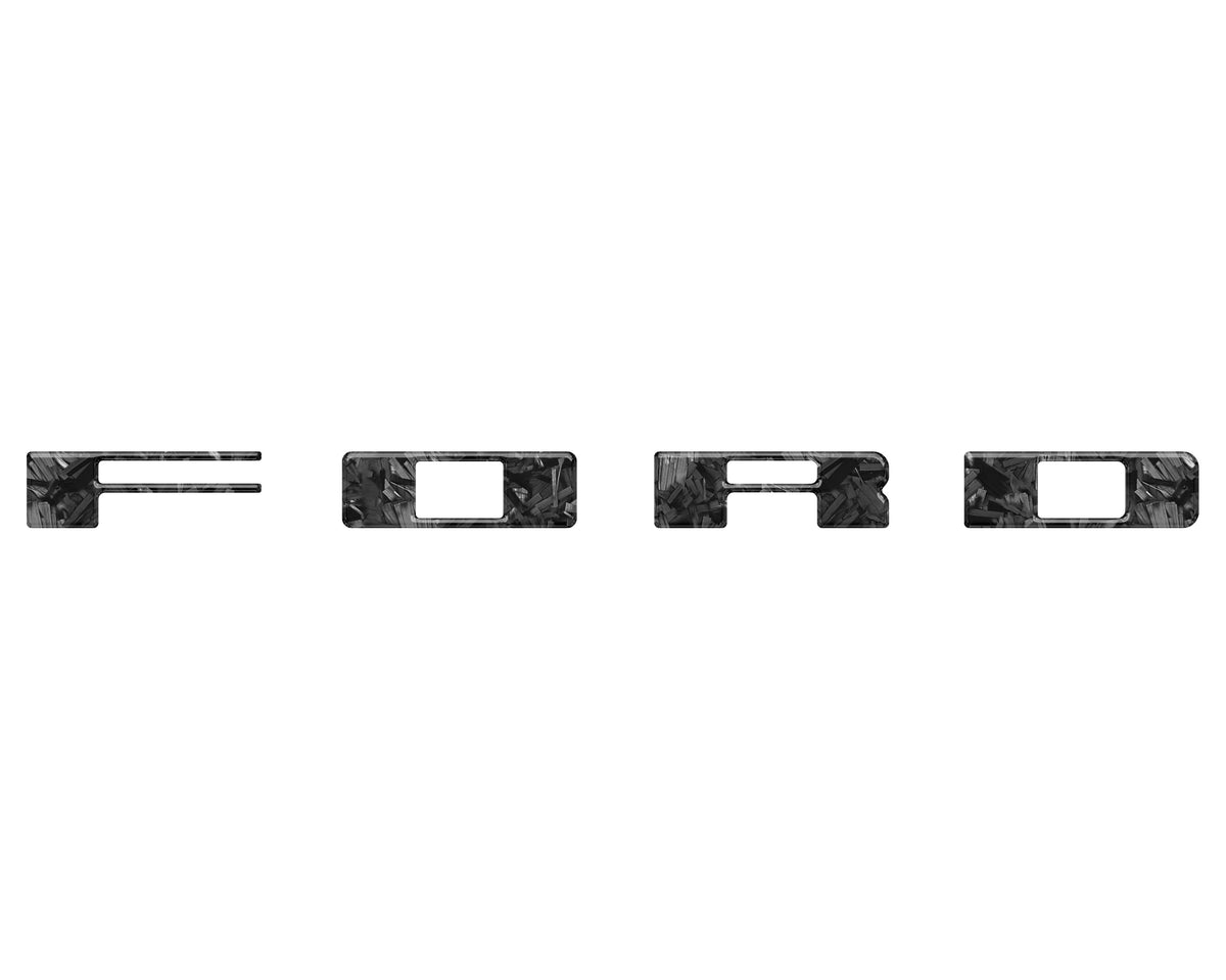 Bronco Heritage Grille Letter Overlays Fits 2023-2027 Ford Bronco