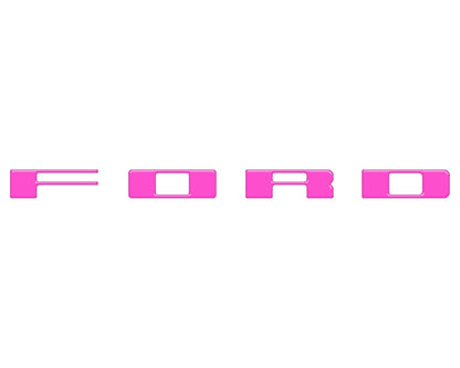 Bronco Heritage Grille Letter Overlays Fits 2023-2027 Ford Bronco