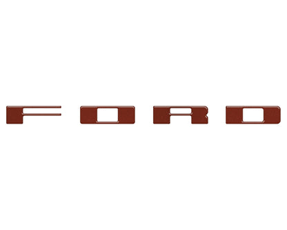 Bronco Heritage Grille Letter Overlays Fits 2023-2027 Ford Bronco