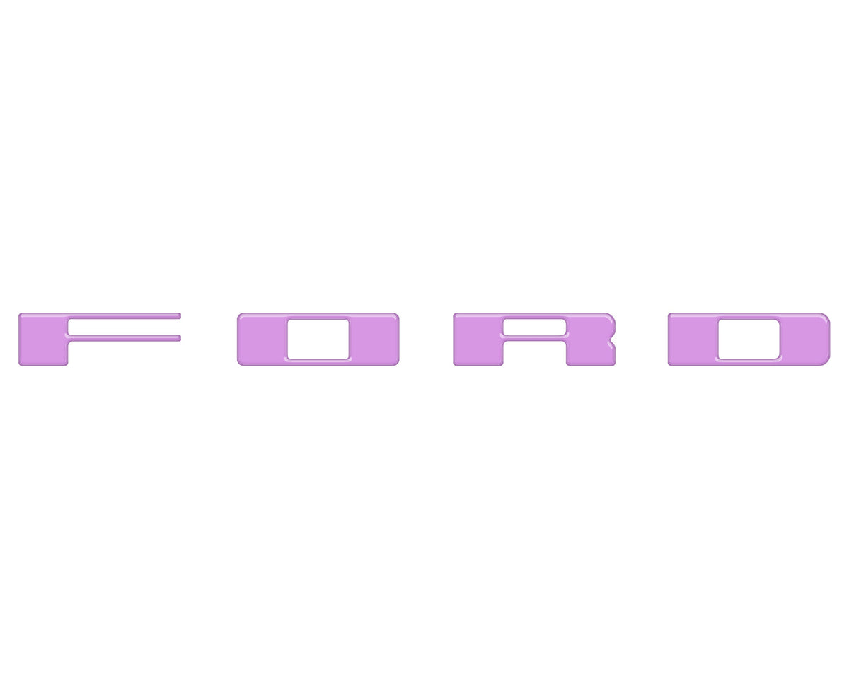 Bronco Heritage Grille Letter Overlays Fits 2023-2027 Ford Bronco