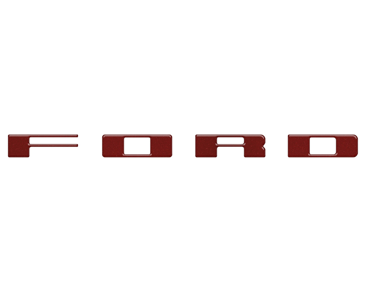 Bronco Heritage Grille Letter Overlays Fits 2023-2027 Ford Bronco
