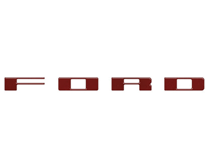 Bronco Heritage Grille Letter Overlays Fits 2023-2027 Ford Bronco