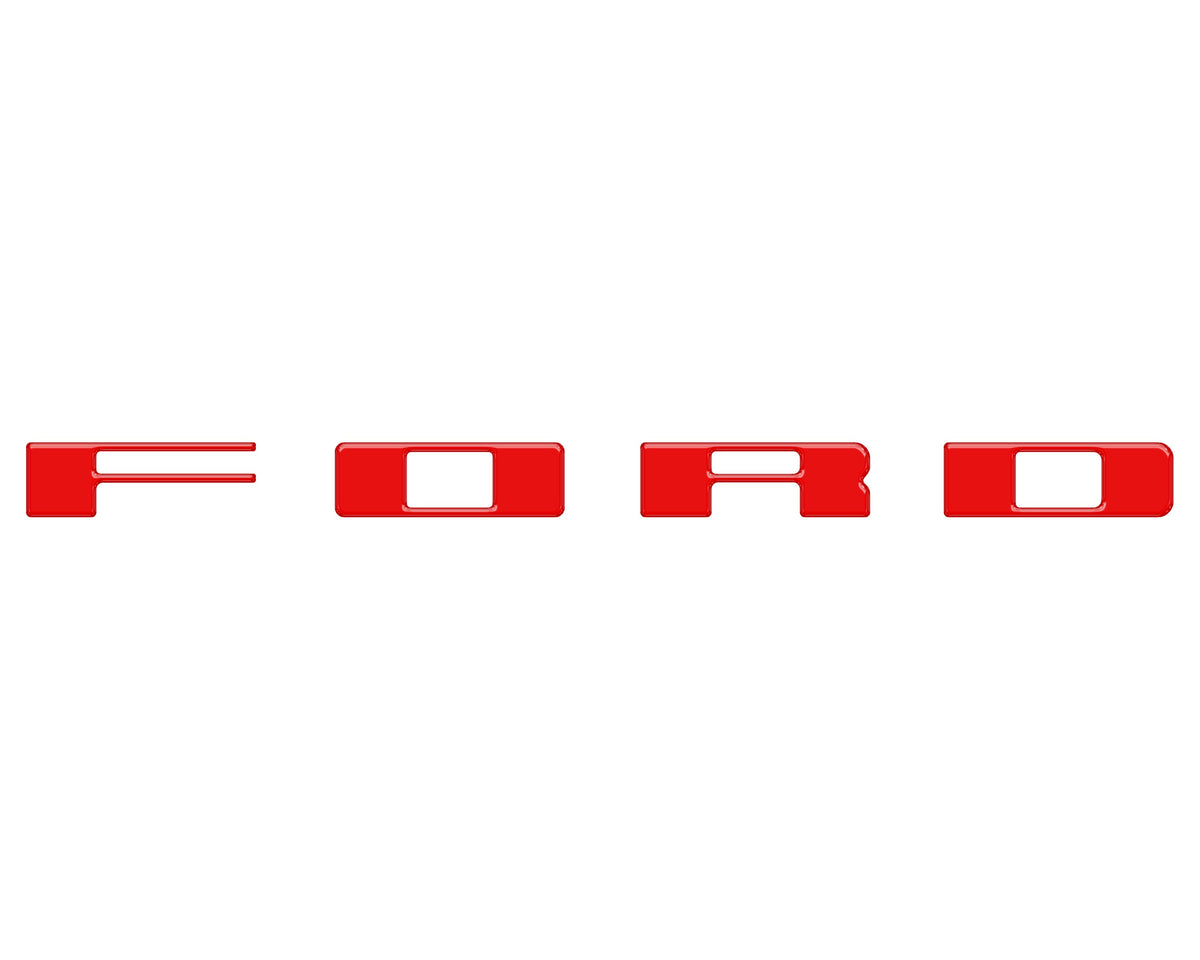 Bronco Heritage Grille Letter Overlays Fits 2023-2027 Ford Bronco