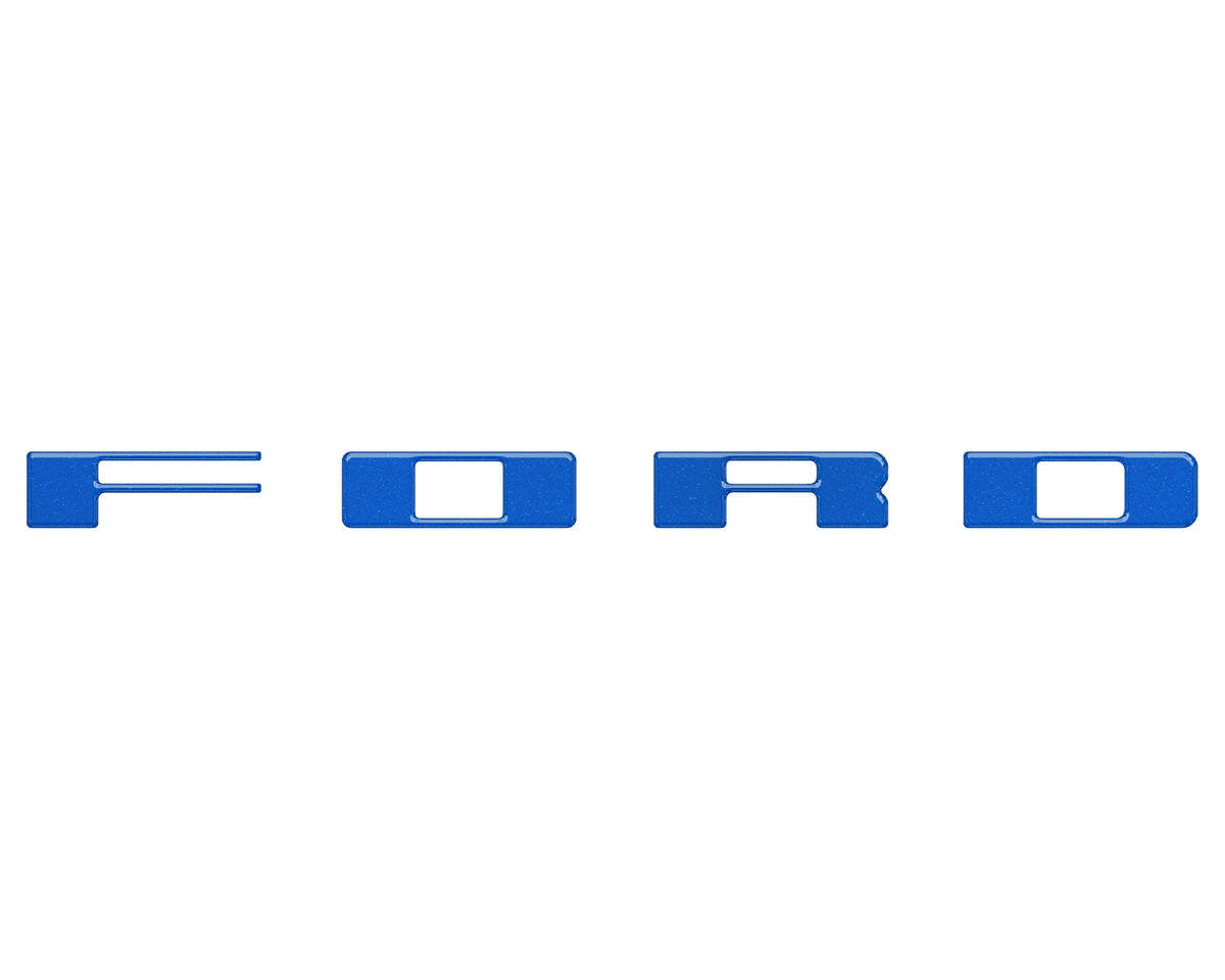 Bronco Heritage Grille Letter Overlays Fits 2023-2027 Ford Bronco