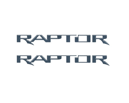 Raptor Floor Mat Emblem Inserts Fits 2022-2027 Ford Bronco & 2024-2027 Ranger Raptor
