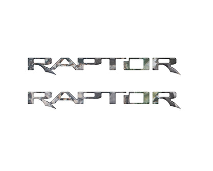 Raptor Floor Mat Emblem Inserts Fits 2022-2027 Ford Bronco & 2024-2027 Ranger Raptor