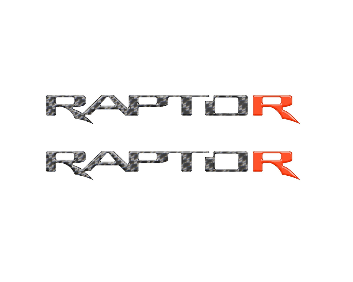 Raptor Floor Mat Emblem Inserts Fits 2022-2027 Ford Bronco & 2024-2027 Ranger Raptor