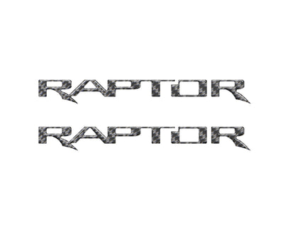 Raptor Floor Mat Emblem Inserts Fits 2022-2027 Ford Bronco & 2024-2027 Ranger Raptor