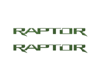 Raptor Floor Mat Emblem Inserts Fits 2022-2027 Ford Bronco & 2024-2027 Ranger Raptor