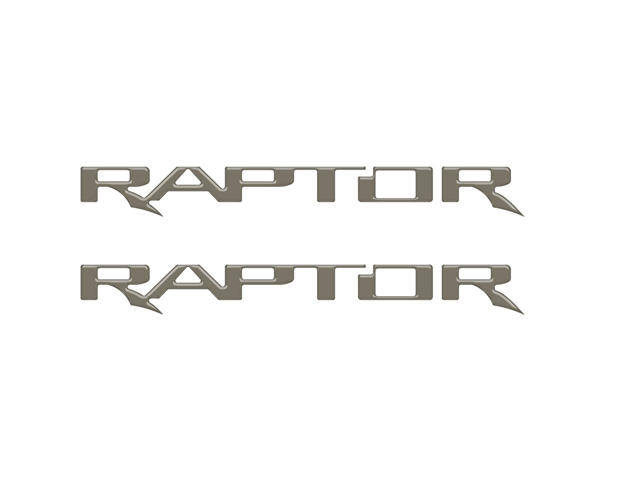 Raptor Floor Mat Emblem Inserts Fits 2022-2027 Ford Bronco & 2024-2027 Ranger Raptor