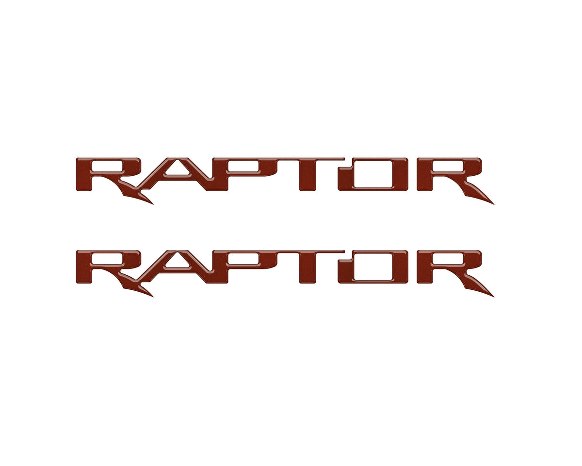 Raptor Floor Mat Emblem Inserts Fits 2022-2027 Ford Bronco & 2024-2027 Ranger Raptor