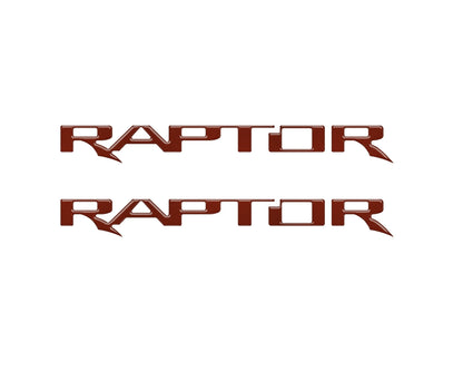 Raptor Floor Mat Emblem Inserts Fits 2022-2027 Ford Bronco & 2024-2027 Ranger Raptor