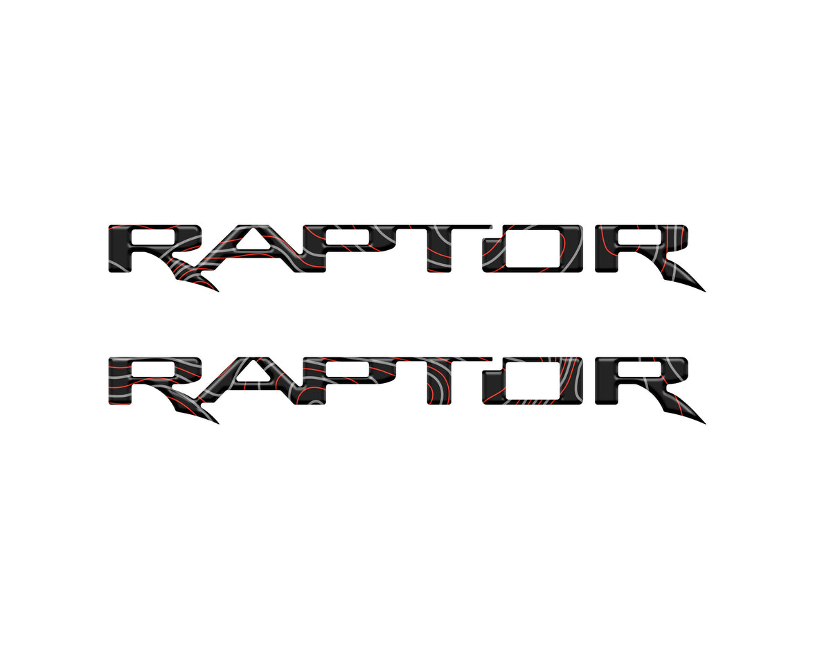 Raptor Floor Mat Emblem Inserts Fits 2022-2027 Ford Bronco & 2024-2027 Ranger Raptor